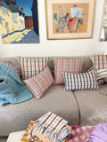 Lola Plaid Handwoven Pillow – Colorful Artisan Textile
