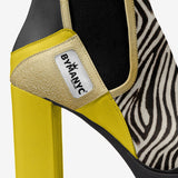 Vegan Elastic Designer Boot BYMANYC ® New York Urban Black