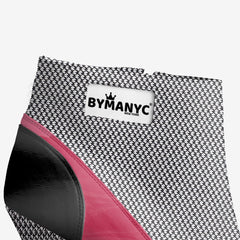Vegan High Heel Ankle Boots BYMANYC® New York Luxe Black