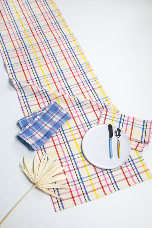 Vera Plaid Runner