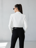 Versatile Stand Collar Blazer, Manhattan | BYMANYC ® New York