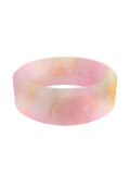 Women's Metallic Marble Modern Silicone Ring