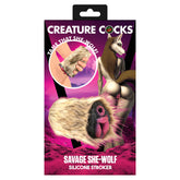 Creature Cocks Savage She Wolf Silicone Stroker