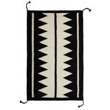 Zapotec Black & Ivory Rug #5