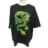 SHEIN Mens Medieval Dragon Graphic Tee — Pre-Owned, Size Small