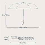 Windproof 20-Rib Folding Umbrella | Automatic, Reinforced, Stylish Grip