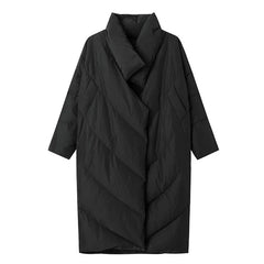 Black Down Coat For Women, SoHo, BYMANYC New York. - Marcapon