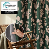 Bohome Foliage Blackout Curtains
