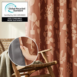 Bohome Foliage Blackout Curtains