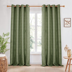 Bohome Rattan Blackout Curtains
