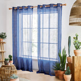 Bohome Rattan Sheer Curtains
