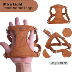 No Pull Puppy Harness and Leash Set – Soft, Escape-Proof, and Fully Adjustable!