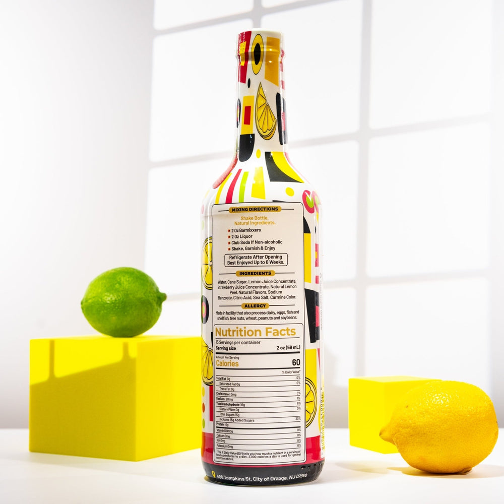 Cocktail Mixer Strawberry Lemon Drop - 750Ml - Marcapon