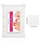 Dissolving Nail Polish Remover Wipes | Gentle Non-Woven Pads for Home & Salon Use