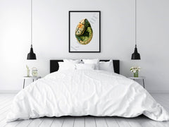 Dragon Bloom – Septarian Dragon Egg Digital Art Print | Crystal Botanical Download