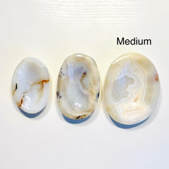 Elegant White Agate Dish – Mini, Small & Medium Sizes
