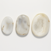 Elegant White Agate Dish – Mini, Small & Medium Sizes