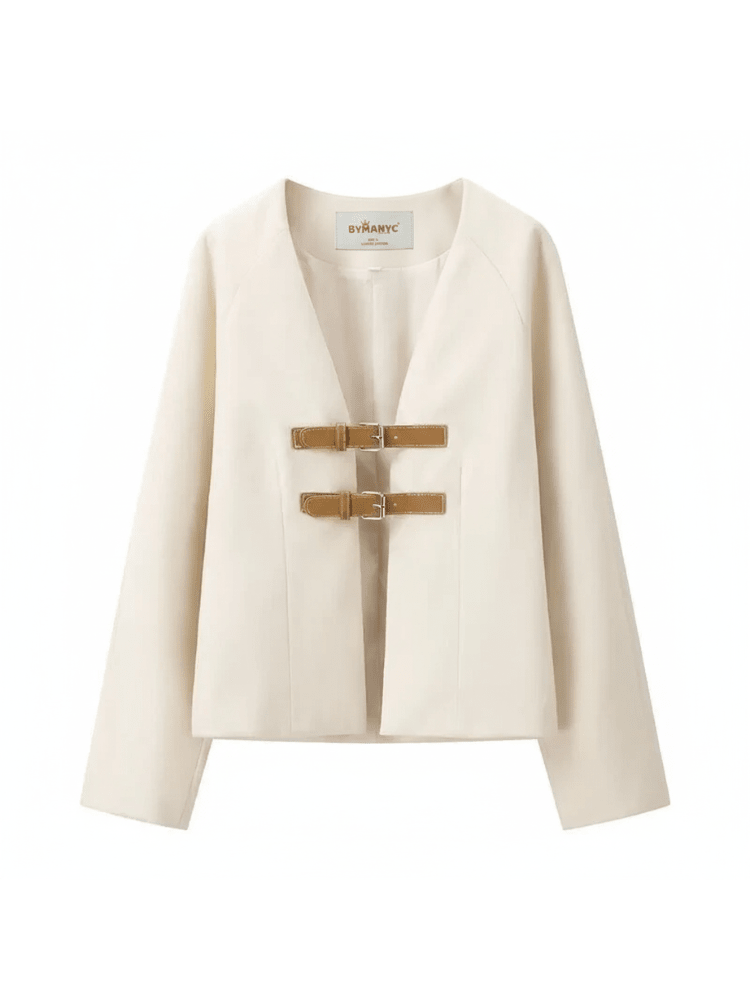 Faux Leather Blazer, Chelsea | Women - BYMANYC ® New York - Marcapon
