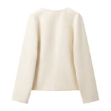 Faux Leather Blazer, Chelsea | Women - BYMANYC ® New York - Marcapon