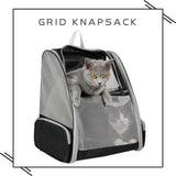 Texsens Innovative Traveler Bubble Backpack Pet Carriers for Cats and Dogs (Black)