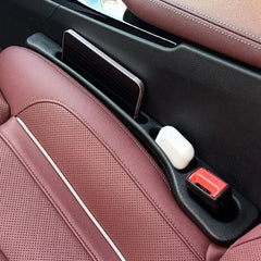 Gap Guard Car Seat Gap Filler | PU Leather Seat Console Organizer — Universal Fit 1 Pair