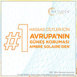 Garnier Ambre Solaire Sensitive Advanced SPF50+ Sun Protection Milk | For Kids & Adults | 175 ml