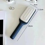 Girlies Self-Cleaning Hair Brush | Detangling Bristles & Scalp Massage for All Hair Types