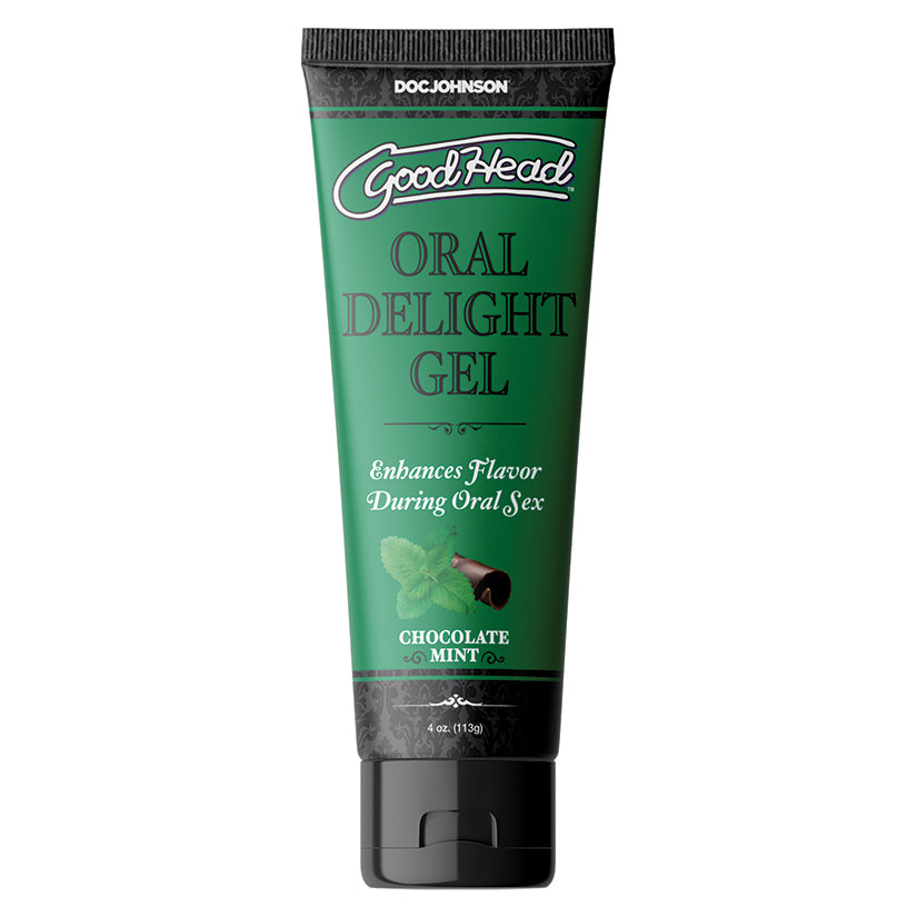 GoodHead Oral Delight Gel Chocolate Mint edible oral pleasure gel bulk 4oz