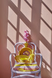 Medium Melamine Rectangular Plate - Yellow - Sunny Days Print