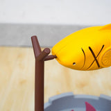 Interactive Cat Treat Dispenser & Slow Feeder – Grilled Fish Puzzle Toy - Marcapon