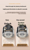 MagniHold DuoFold Magnetic Phone Holder | Vacuum Suction & N52 Magnet for Car, Desk & Home