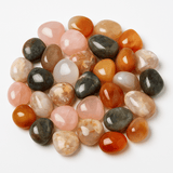 Mixed Tumbled Crystals – Sold by the Pound | Polished Natural Stones for Décor, Crafting & Crystal Kits