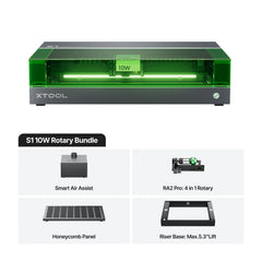 xTool S1 Enclosed Diode Laser Cutter | Professional Class 1 Safety Laser Engraver