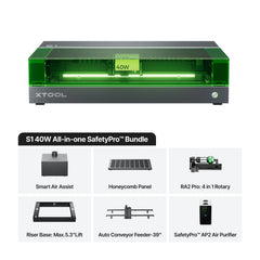 xTool S1 Enclosed Diode Laser Cutter | Professional Class 1 Safety Laser Engraver