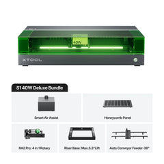 xTool S1 Enclosed Diode Laser Cutter | Professional Class 1 Safety Laser Engraver