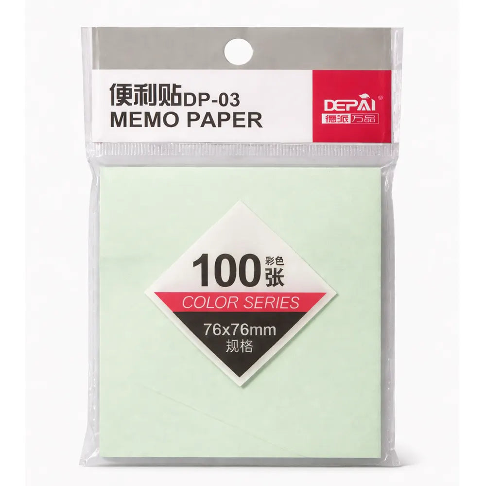 Self-adhesive sticky notes pads in 76×76 mm size for everyday notes