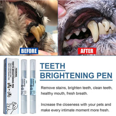 PearlyPaws Pet Dental Kit | Toothbrush Pen for Dogs & Cats — Plaque & Tartar Removal