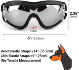 PETLESO Dog Goggles Large Breed, Large Dog Sunglasses Eye Protection for Dogs Windproof Goggles for Medium Large Dog Riding Biking Driving, Black - Marcapon