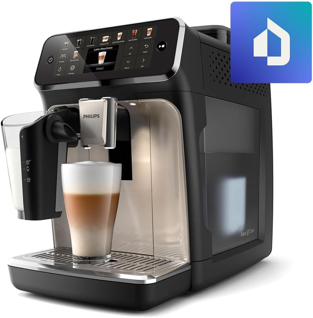 Philips 5500 serisi tam otomatik espresso kahve makinesi LatteGo ve 20 tarif ile
