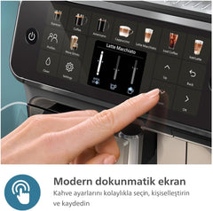 Philips 5500 serisi tam otomatik espresso kahve makinesi LatteGo ve 20 tarif ile