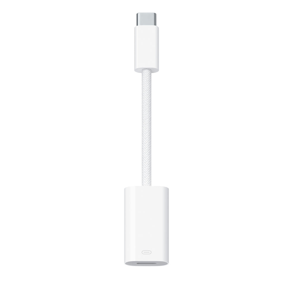 Apple USB-C - Lightning Adaptörü ön görünüm – şık ve sade tasarım