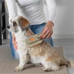 Steamy Pet Grooming Brush | 3-in-1 Steam Comb for Cats & Dogs — Detangle, Clean & Massage