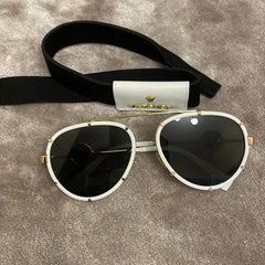Pre-Owned Versace 2232 Black Unisex Sunglasses – Excellent Condition