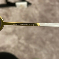 Pre-Owned Versace 2232 Black Unisex Sunglasses – Excellent Condition