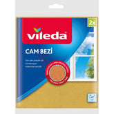 Vileda cam bezi ile iz bırakmadan parlak cam yüzey temizliği