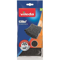vileda glitzi inox metal temizleyici sünger 2li paket