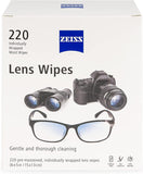 ZEISS Pre-Moistened Lens Cleaning Wipes – Anti-Fog, Streak-Free, Safe for Coated Glasses & Screens – 80 to 600 Count