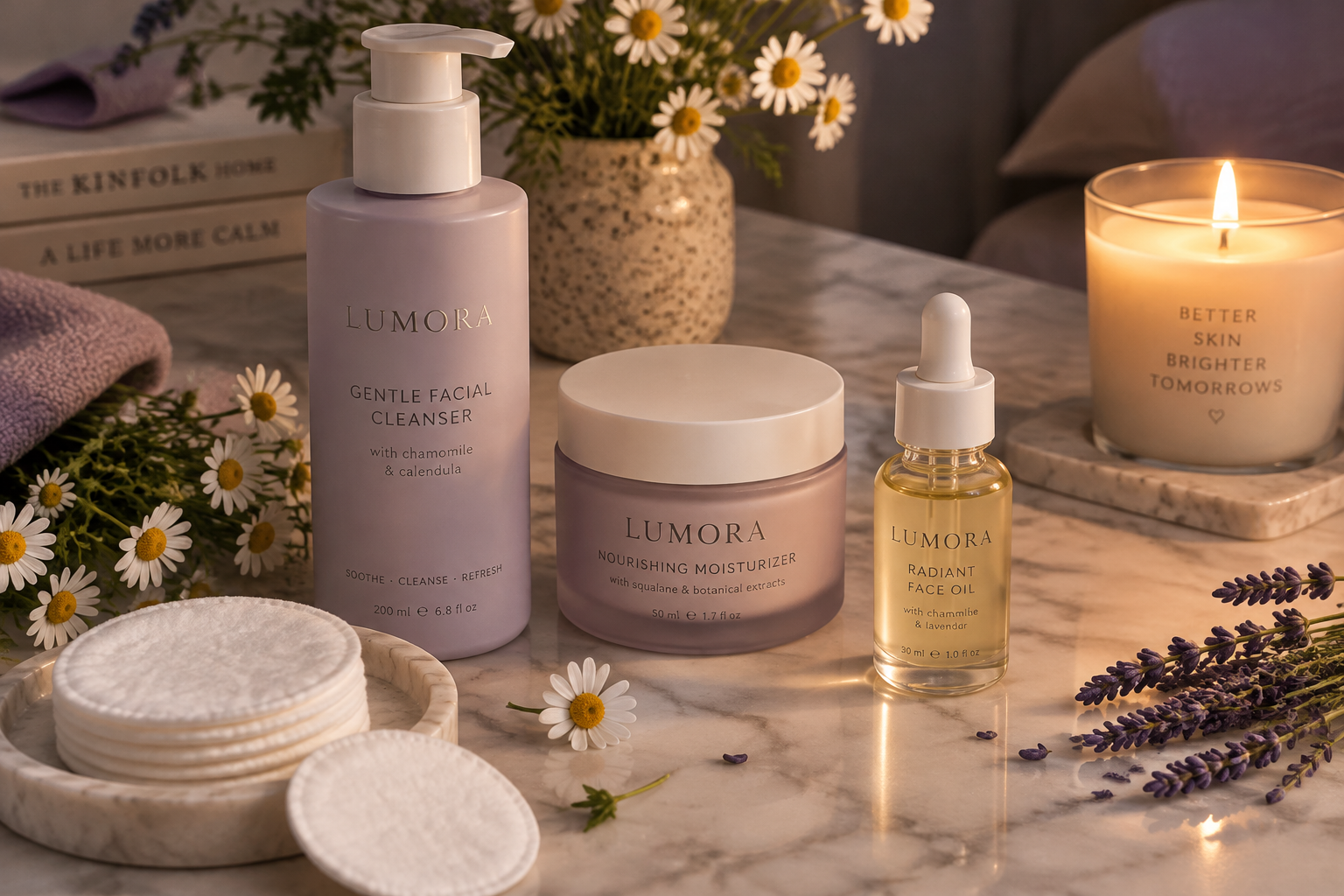 A Simple Evening Skincare Routine: Cleanse and Moisturize