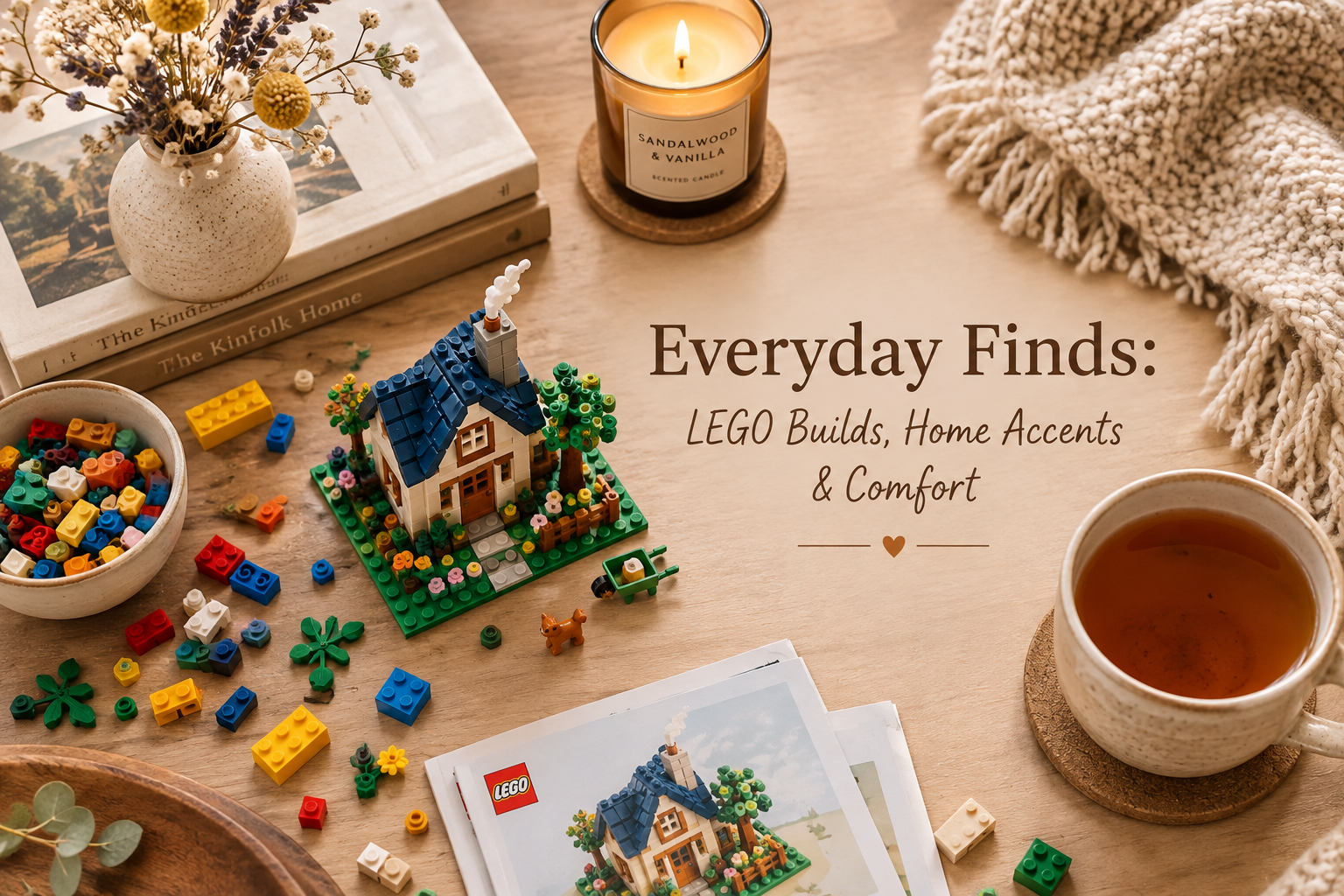 Everyday Finds: LEGO Builds, Home Accents & Comfort