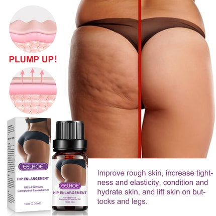 Butt Lift Firming Essential Oil | Body Shaping Massage Oil with Grapeseed & Natural Extracts